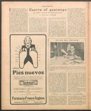 Guerra al guarango : La calle, escuela de mala educación