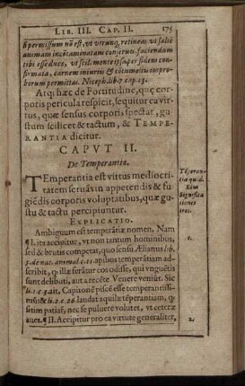 Caput II. De Temperantia.