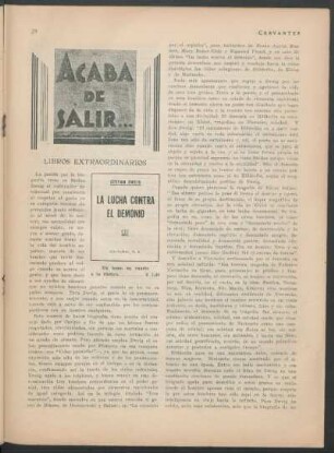 Acaba de salir... : Libros extraordinarios