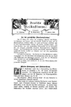 Mieter-Bewegung und Bodenreform