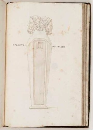 Doppelherme mit den Bildnissen der griechischen Geschichtsschreiber Herodot und Thukydides, in: Imperatorum romanorum ac eorum coniugum liberorum [...] Tomus primus, Nr. 164