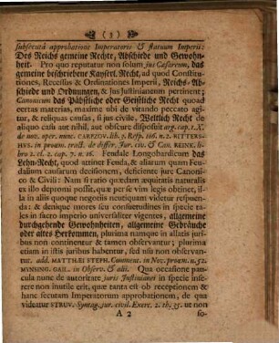 Diss. inaug. ... de iure singulari