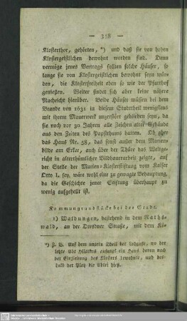 Kommungrundstücke bei der Stadt