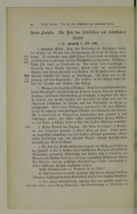Dritte Periode. Die Zeit der sächsischen und fränkischen Kaiser