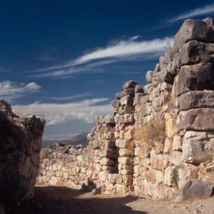 Tiryns. Innere Wallmauer, 14. Jh. v. Chr.