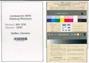Entnazifizierung Clemens Steffen , geb. 03.01.1906 (Steiger)