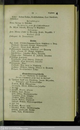 Einwohnerverzeichnis : Einwohnerverzeichnis