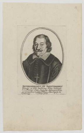 Bildnis des Joachimus Abbas Fuldensis
