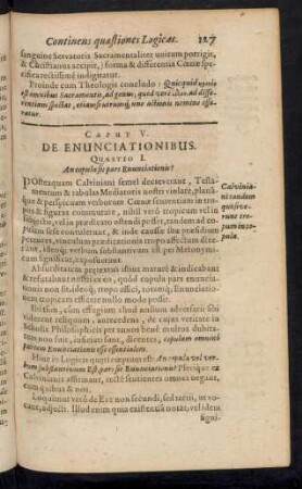 Caput V. De Enunciationibus.