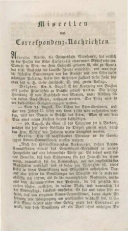 205-246 Miscellen und Correspondenz-Nachrichten