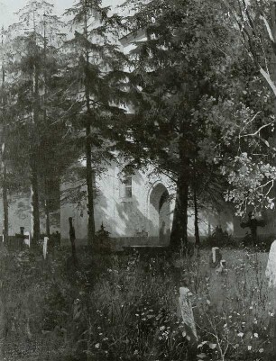 Dorfkirche mit Friedhof