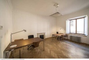Palazzo Zuccari, Innenräume, Zweites Obergeschoss / secondo piano, Büro (Raum A 4005), Via Gregoriana