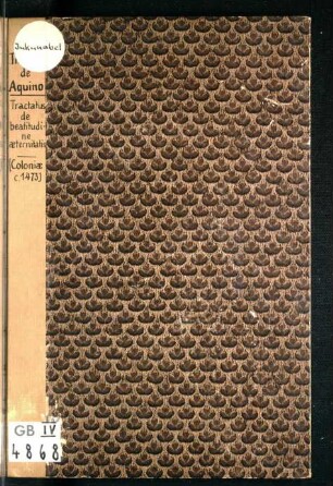 De beatitudine aeternitatis