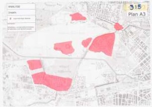 Entwicklung einer Stadterweiterung auf dem Gelände des ehemaligen Flughafens Berlin-Tegel Schinkelwettbewerb 2000: Lageplan (Strukturplan)