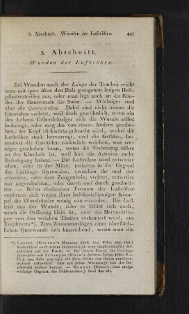 3. Abschnitt. Wunden der Luftröhre.