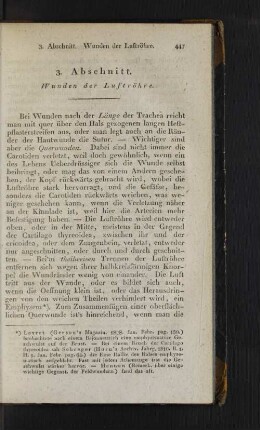 3. Abschnitt. Wunden der Luftröhre.