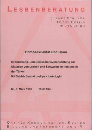 Homosexualität und Islam