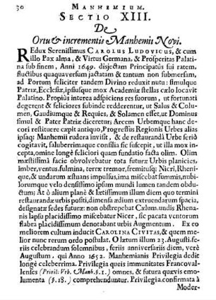 Sectio XIII.