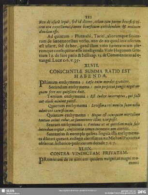 XLIIX. Contra Vindictam Privatam