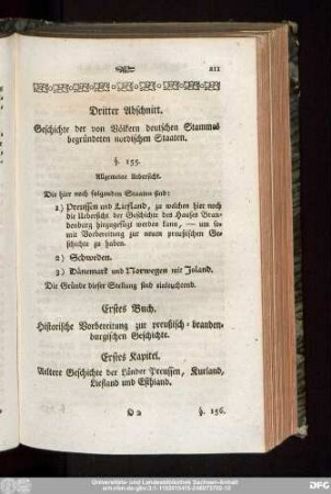 Erstes Kapitel. Aeltere Geschichte der Länder Preussen, Kurland, Liefland und Esthland.