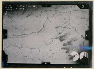 Foto des Geländes um Höhe 304 (Côté 304) nördlich von Esnes-en-Argonne (Luftbild)