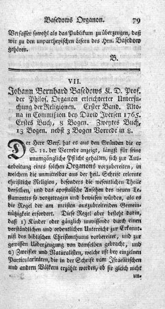 Organon erleichterter Untersuchung der Religionen. Bd.1.,Buch 1.2.