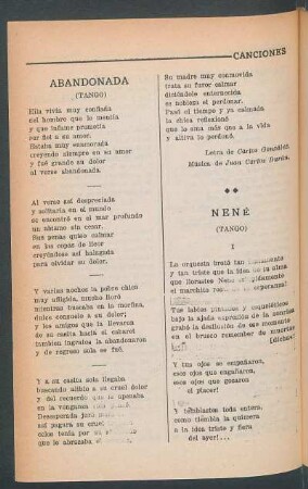 Nené : (Tango)