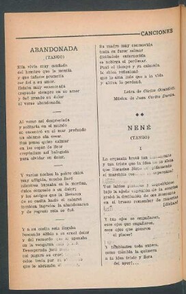 Nené : (Tango)
