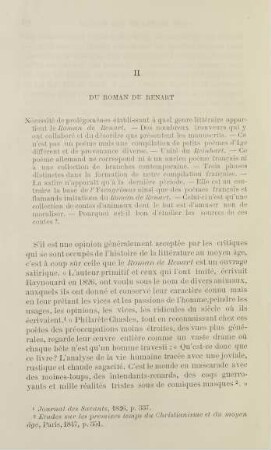 20-42, II. Du Roman de Renart