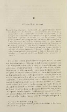 20-42, II. Du Roman de Renart