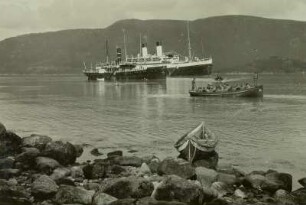 Norwegen, Passagierschiff "Monte Sarmiento" im Holandsfjord