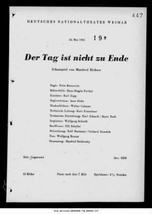 Der Tag ist nicht zu Ende