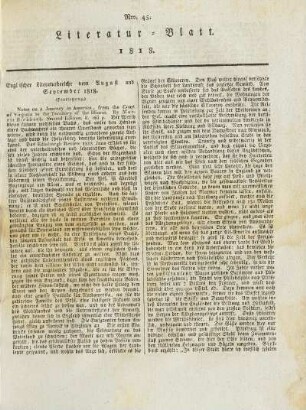 45, 1818: Heft