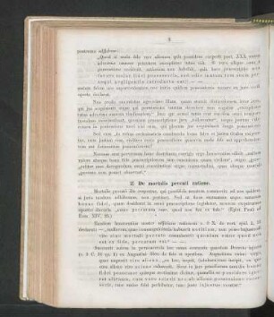 2) De mortalis peccati ratione.