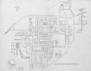 Lageplan des Universitätsgeländes in Saarbrücken