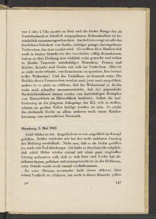 Hamburg, 3. Mai 1945
