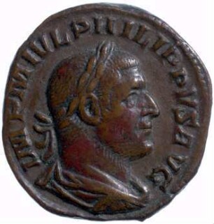 Münze, Sesterz, 248