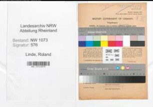 Entnazifizierung Roland Linde , geb. 30.12.1904 (Sparkasseninspektor)