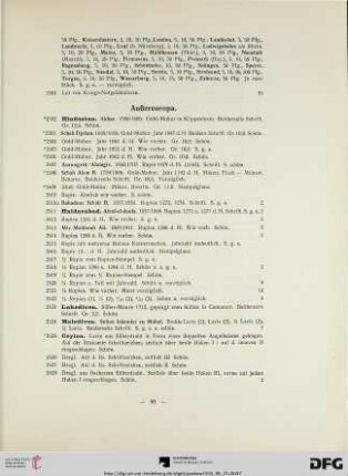 Außereuropa (Nr. 2502-2724)