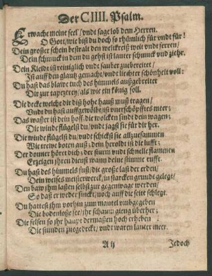 Der CIIII. Psalm.