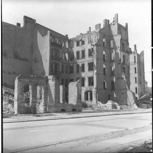 Negativ: Ruine, Luitpoldstraße 31, 1952