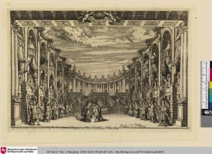 Palais de Mars; [Entwurf einer Bühnendekoration]
