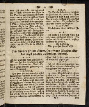 53-88, Nun kommen sie zum Haupt-Zweck / und disputiren ueber das juengst gehaltene Donnerstags-Gespraech.