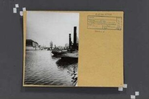Mühlendammschleuse. Berlin, Mitte, Rolandufer/Fischerinsel