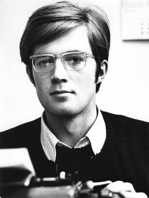 Portrait eines Interessenvertreters der Lehrlinge in dem Hamburger Gaswerken. Aufgenommen 1969