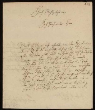 Brief von Christian Ludwig Gersten an Johann Friedrich von Uffenbach. Gießen, 26.6.1740