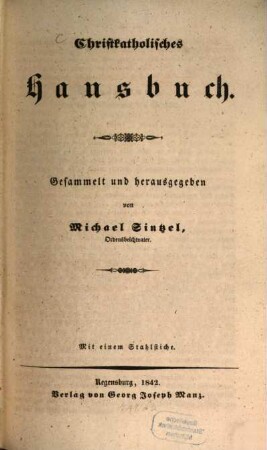 Christkatholisches Hausbuch