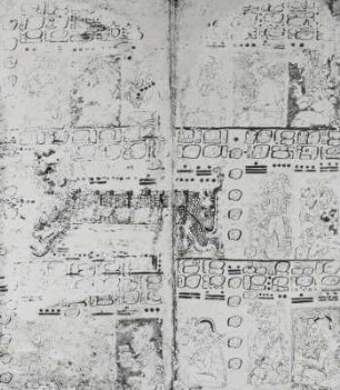 Codexteil Ar, fol. 4 und 5, Ritual- und Weissagungskalender