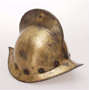 Vergoldeter Morion