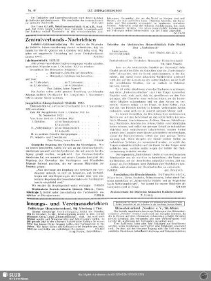 Zentralverbands-Nachrichten